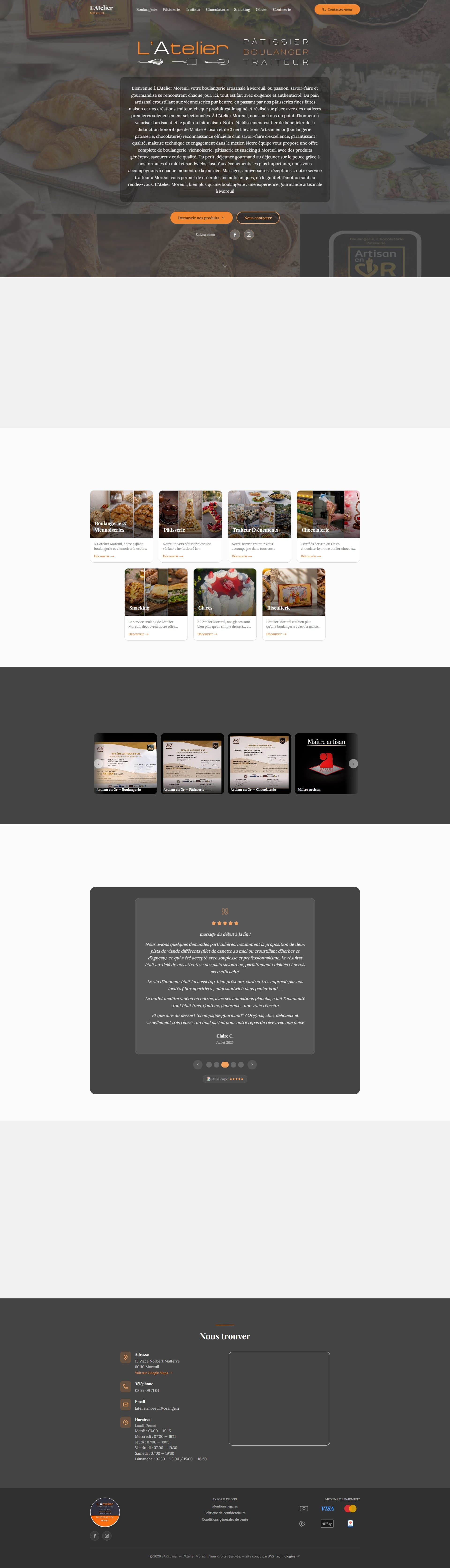 Screenshot L'Atelier Moreuil